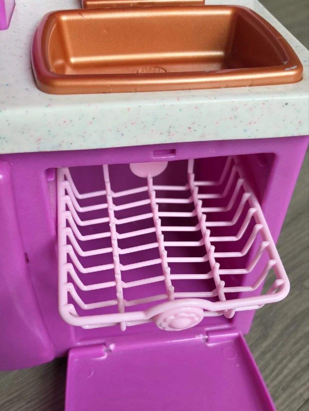 Our Generation Gourmet Kitchen (Lilac) playset designed for 18-inch dolls, Used
